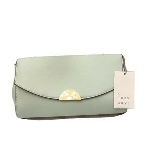 A New Day Sierra Sage Faux Leather Crossbody Small